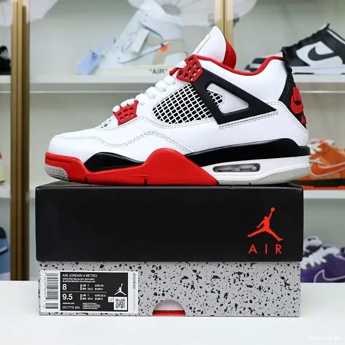 2012 'FIRE RED' AIR Kimikick JORDAN 4 RETRO 0804
